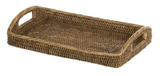 rattan tray rectangle 32x20x4cm